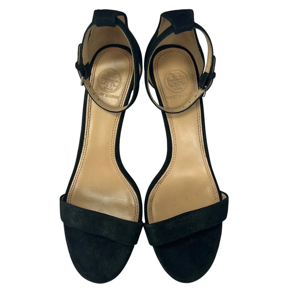 Tory Burch Ellie Womens 8.5M Ankle‎ Strap Stiletto Heels Shoes